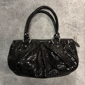 NY&C Croc Metallic Y2k Shoulder Bag